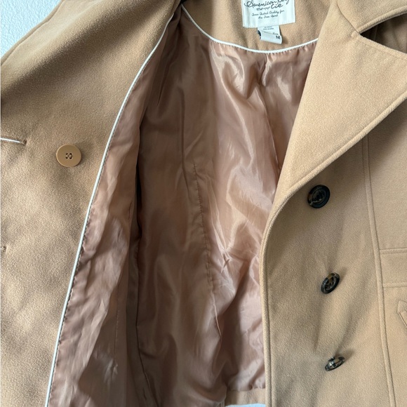 American Rag Women's Camel Peacoat size medium - Picture 8 of 9